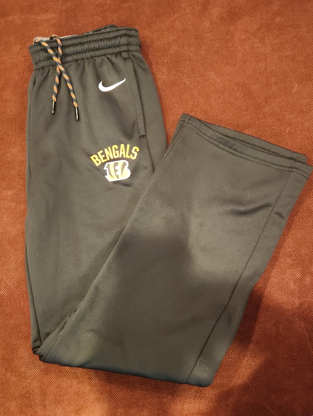 Nike Cincinnati Bengals Logo Sweatpants Official NFL Kids Size Large